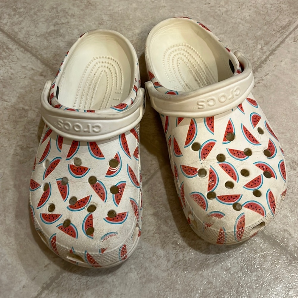 watermelon crocs